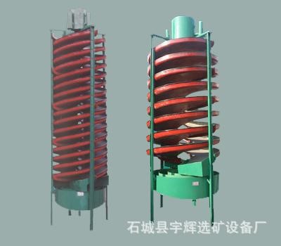 四川攀枝花选钛螺旋溜槽/精矿品味高回收率高/选氧化铁螺旋溜