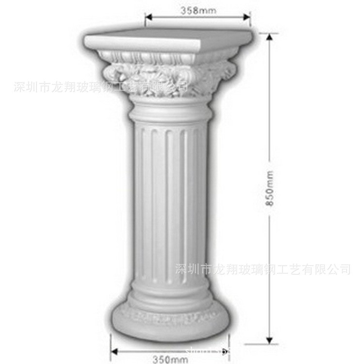 批发供应玻璃钢龙柱、圆形罗马柱、方形罗马柱、镂空仿砂岩罗马柱