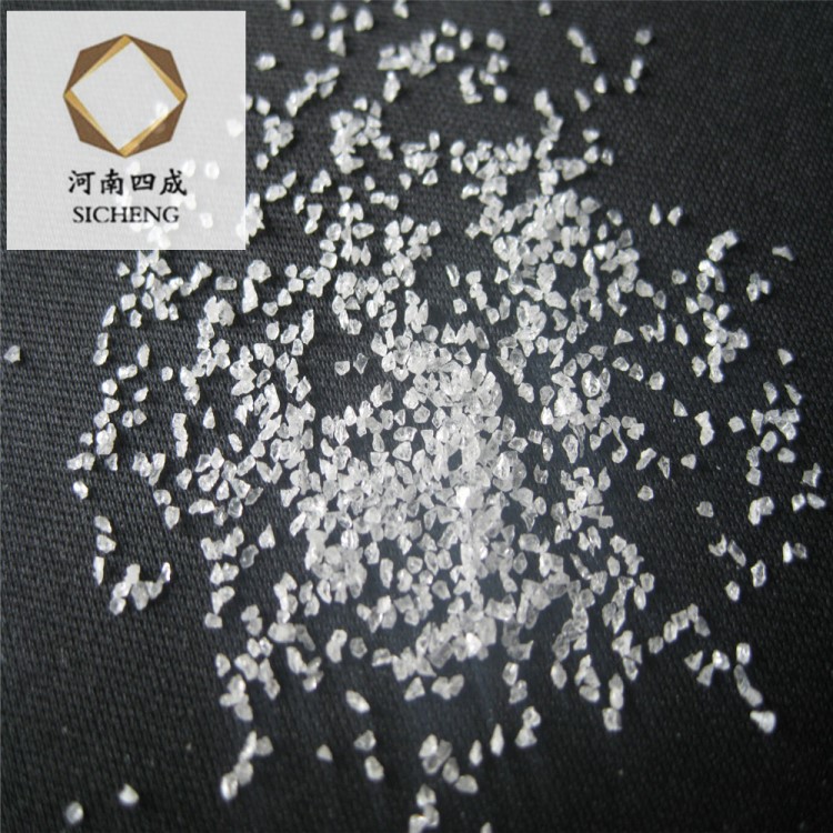 等离子耐磨涂层用30目白刚玉金刚砂 莫氏硬度9
