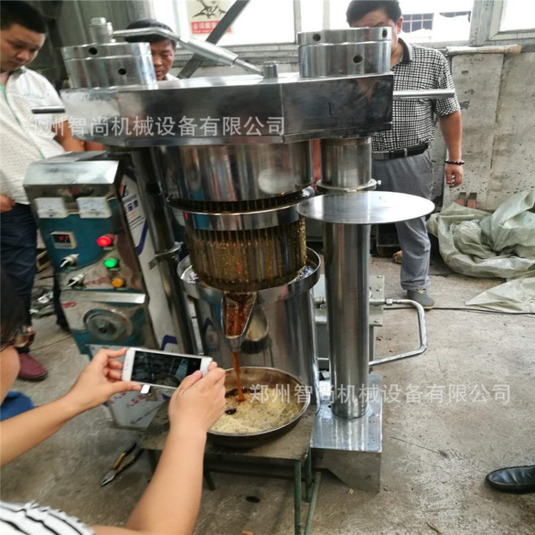 经济适用油茶籽液压榨油机 芝麻用液压榨油机 自动液压榨油机