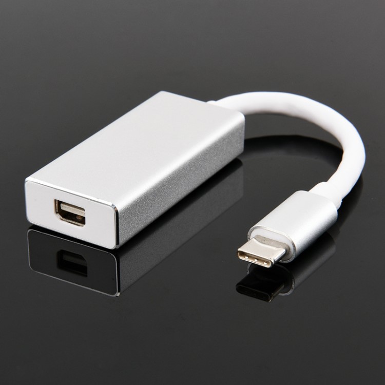 厂家直销USB3.1Type-c转miniDP转换器USB-C转迷你DP高清转接线