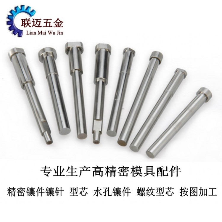 订做精密模具配件 模具型芯  水孔镶件 补套 精密镶件镶针订做