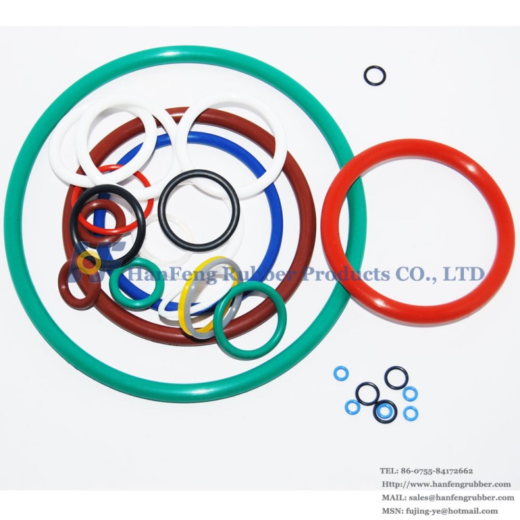 铁氟龙PTFE包覆硅胶氟胶O型圈 PTFE包覆橡胶密封圈