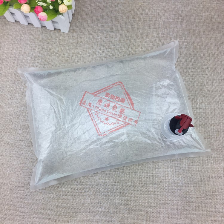 新疆自酿4L葡萄酒盒中袋5升干红保鲜储酒袋3L水果酒双插底袋