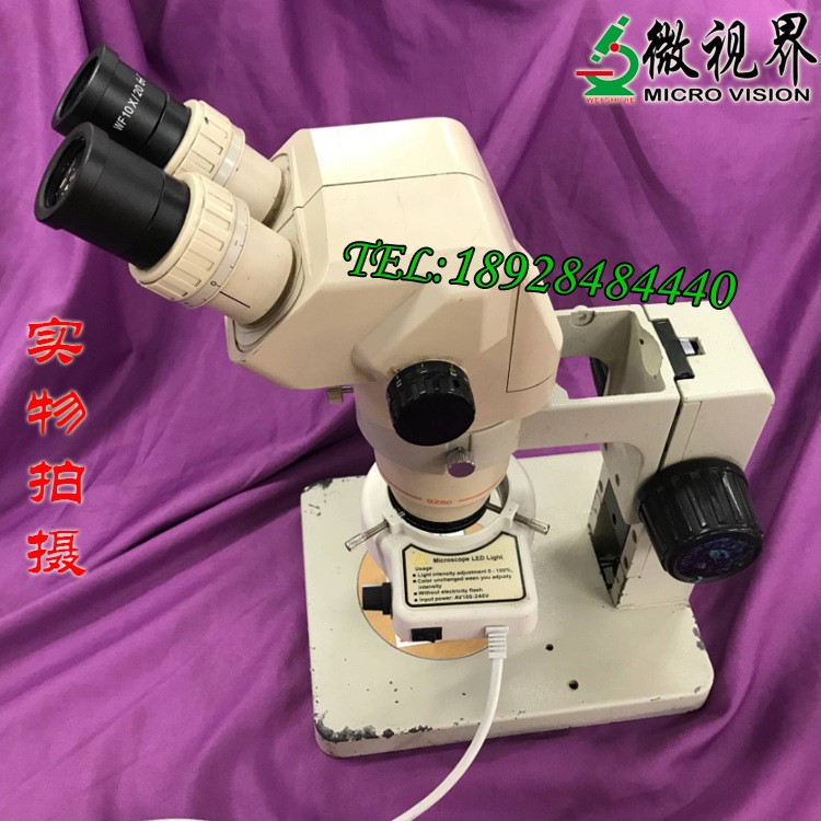 原装整套OLYMPUS奥林巴斯SZ60显微镜10-63倍连续变倍放大 手机维