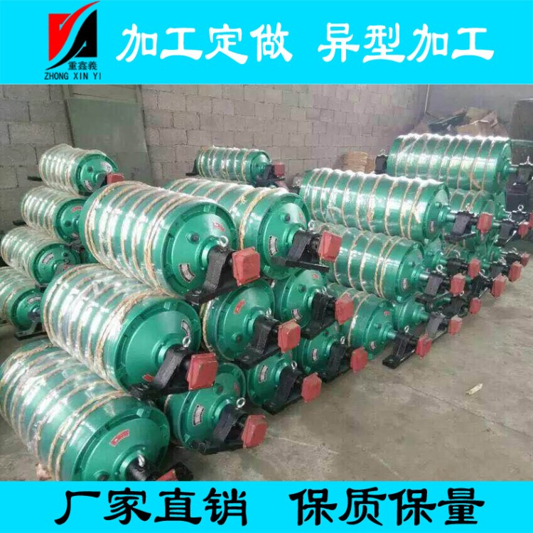 厂家生产输送机配件传动滚筒 改向主动内置外置电动滚筒 包胶滚筒