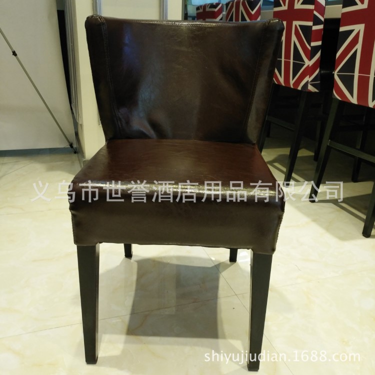 厦门泉州酒店餐桌椅 休闲餐厅椅 时尚酒店早餐椅 咖啡厅U型仿木椅