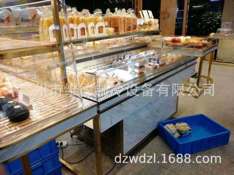 豪瑞德牌开放式三明治柜冷藏 蛋糕店冷饮店适用开口展示柜