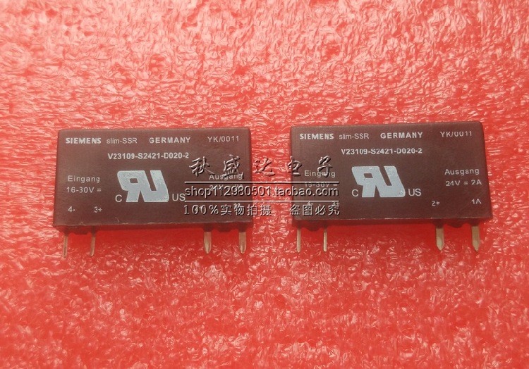 全新原装西门子SIEMENS固态继电器V23109-S2421-D020-2 24V 4脚