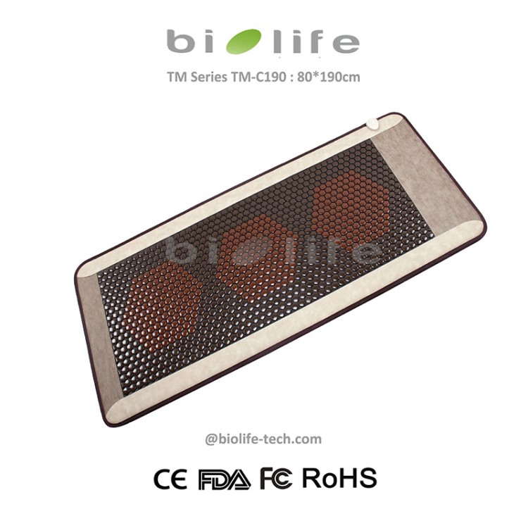 韩国远红外负离子托玛琳理疗床垫 喜来健温热床垫 赭石陶瓷垫