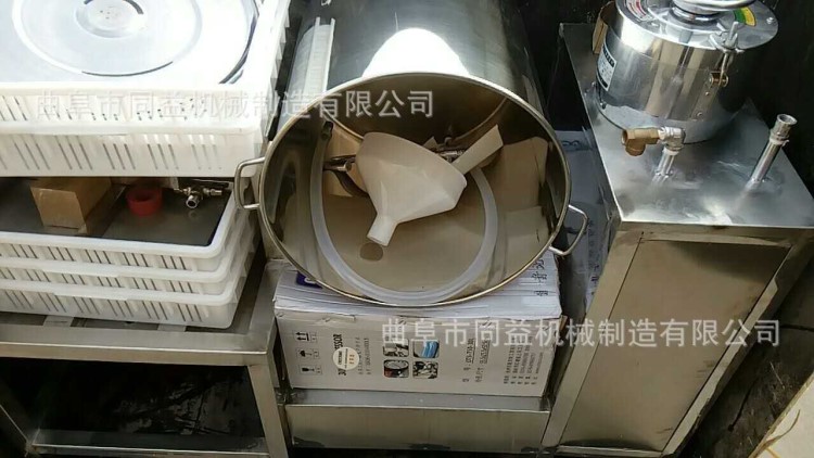 供应花生豆腐生配料生产线 自动化磨浆放浆豆腐机 豆腐皮机械