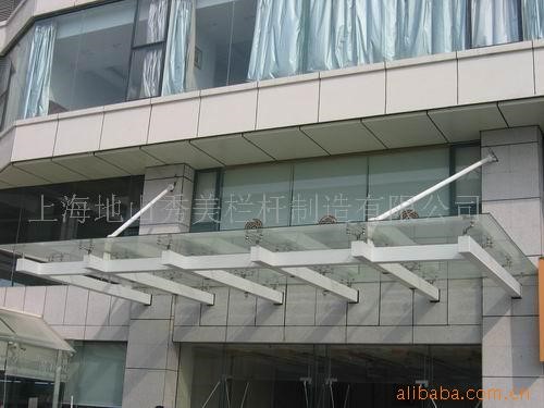 供应玻璃雨棚 工厂雨棚 公司车棚