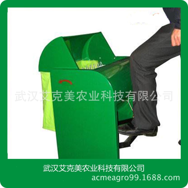 脚踏脱谷机小麦高粱大豆脱粒机精选机人力水稻脱粒机打谷机打稻机