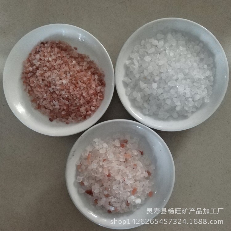 喜马拉雅玫瑰盐 水晶玫瑰浴盐 红盐 藏红花  泡澡  汗蒸房专用