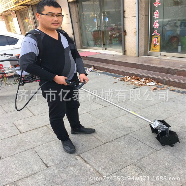 多用途菜园种菜锄草机 手持式汽油割灌机 螺旋式农业开沟机