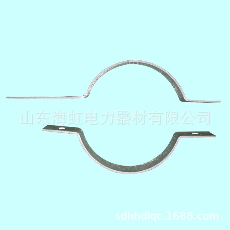 山东海虹生产电力金具热镀锌抱箍电线杆专用厂家直销