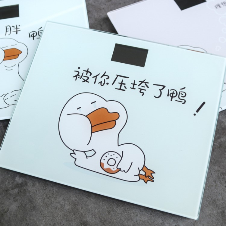 卡通可爱 体重秤 好胖鸭电子秤 家用健康称