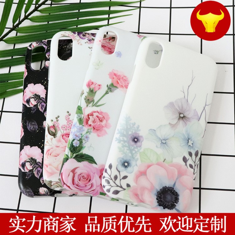 新款iphoneXR TPU全包手机壳imd工厂定制适用苹果手机保护套加工