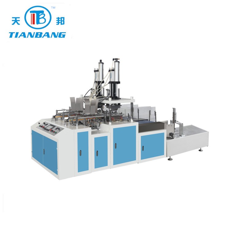 全自动程序控制多功能操作简单纸餐盒饭盒成型设备机器厂家直销