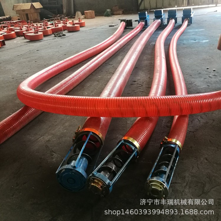 尼龙软管可弯曲散粮装卸货物抽粮机 小型车载便携式粮食吸谷机