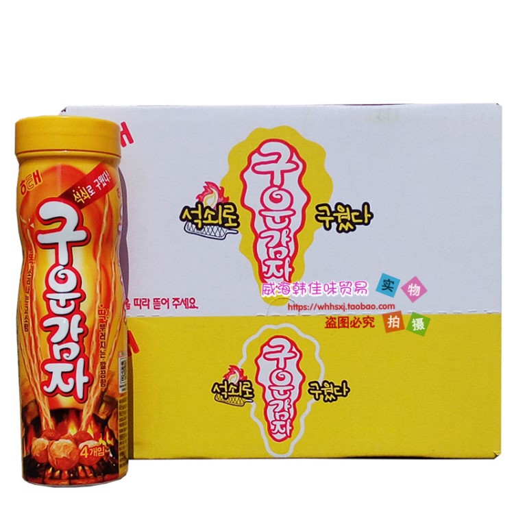 韩国原装零食品海太薯条烤薯棒饼干土豆条108g休闲美食批发