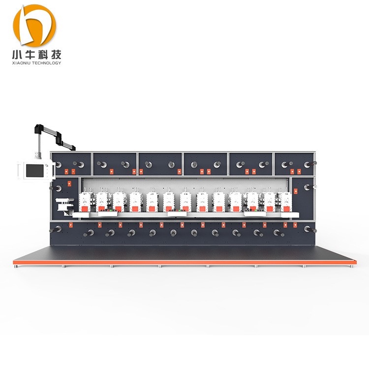 小牛科技模切贴合机械设备13工位高速高精度圆刀模切机覆膜机