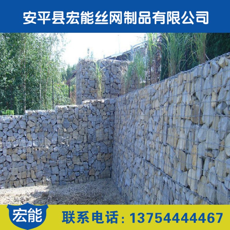 河北厂家直销平稳编织石笼网 圈石头防洪护坡六角网
