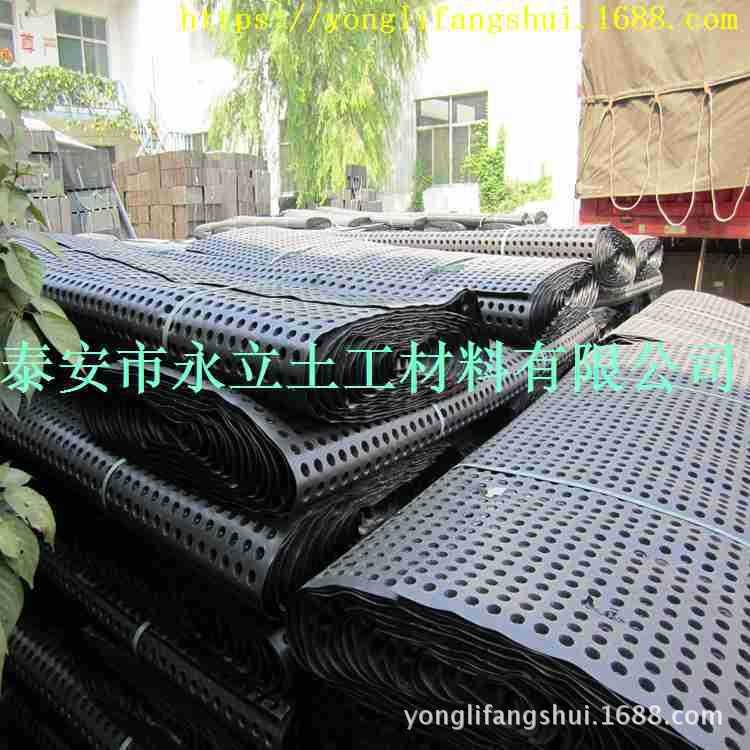 塑料排水板枣庄车库排水板土工布厂家直销