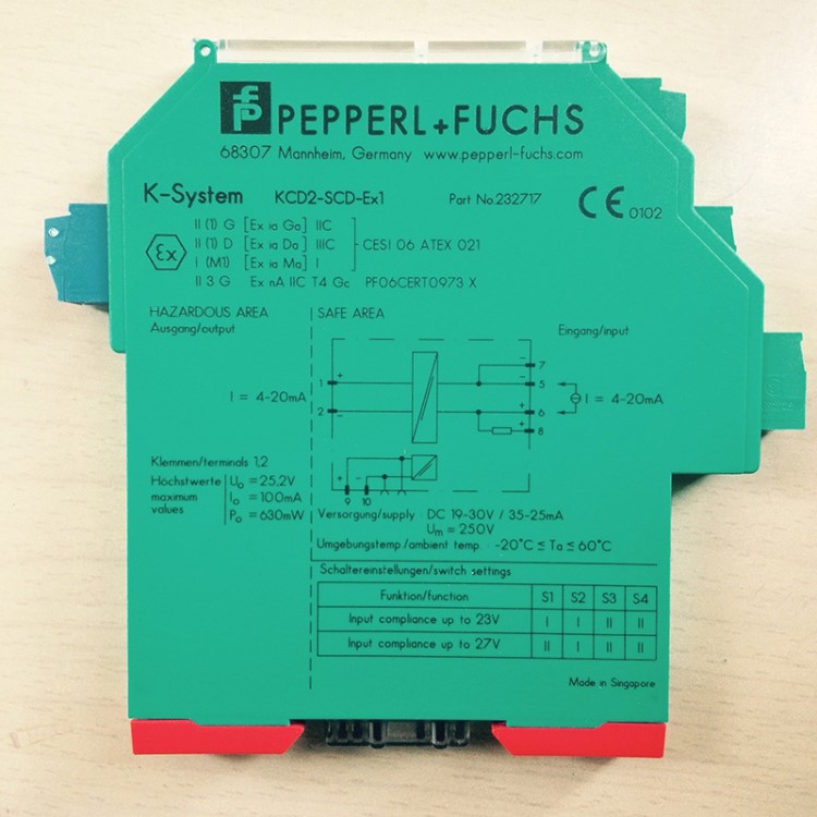 供应模拟量输出栅KCD2-SCD-EX1，德国倍加福
