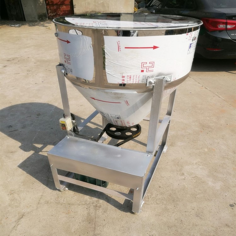 塑料颗粒混合色搅拌机 三维滚筒式微量元素拌匀机 金刚砂混料机
