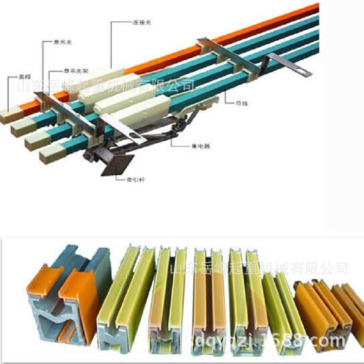 批发HX型单极铝合金组合式滑线、滑触线