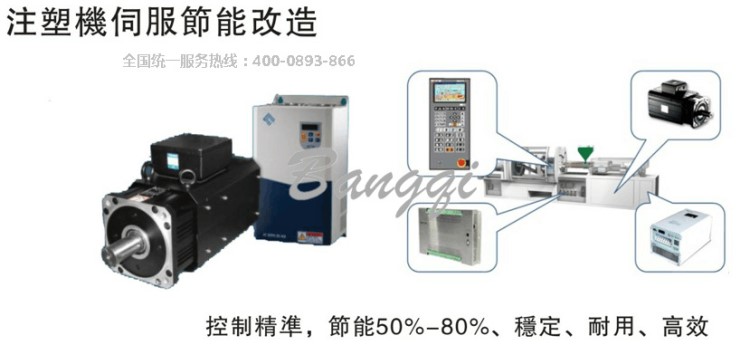 翻新维修注塑机伺服节能改造、控制、节能50%-80%、