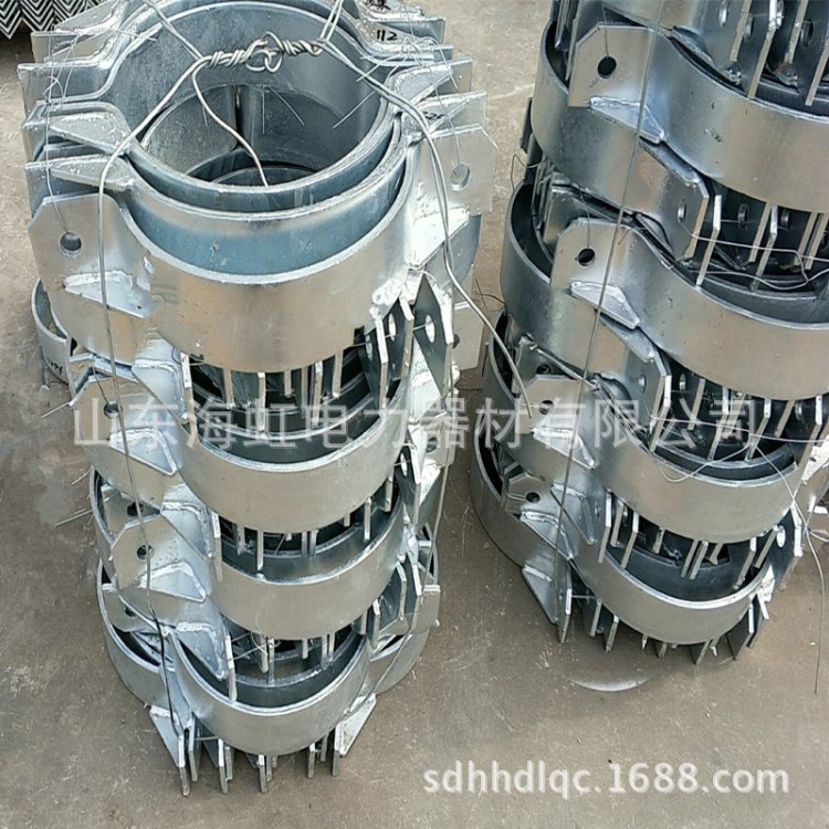 厂家杆用热镀锌铁附件抱箍 光缆金具电杆连接件紧固夹具抱箍