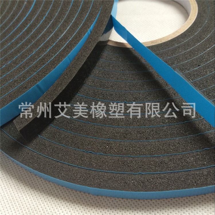 供应玻璃幕墙隔音密封条 PVC发泡卷材