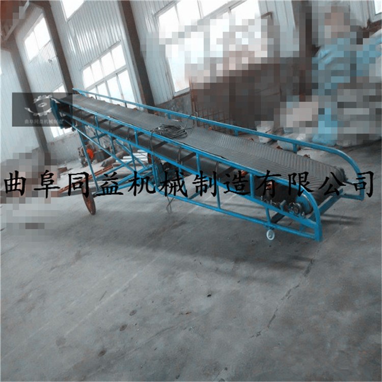 五谷杂粮卸料小车皮带爬坡运输机械 加工伸缩输送机 废物料输送机