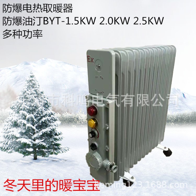 防爆电热取暖器油汀BYT-1.5KW2.0kw2.5千瓦工业防爆电暖气BDR