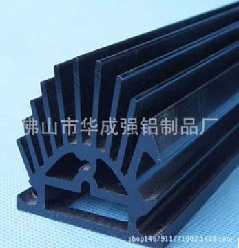 LED长条汽车灯铝外壳 长条散热外壳套件 散热器铝型材加工氧化