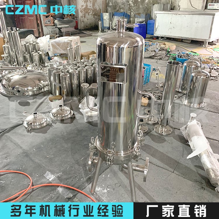 微孔膜过滤器 304不锈钢卫生级过滤器 纤维生物精密过滤器