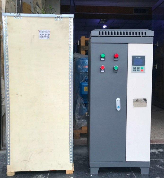 生产变频启动柜30kw 电机软起动 30千瓦电动机软起动器 全国售后