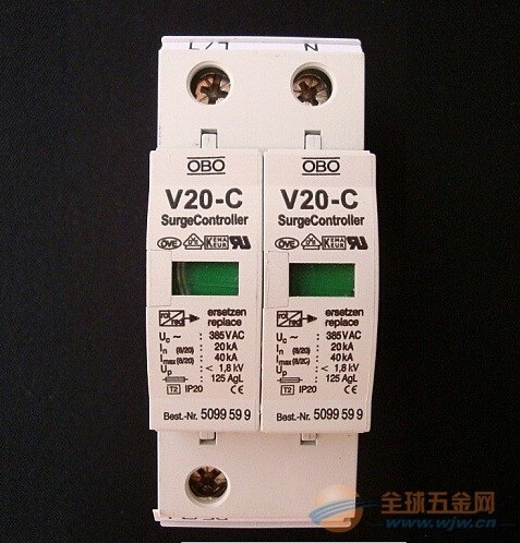 OBO V20-C/0系列40KA电源防雷模块 V20/C电源防雷模块 OBO防雷器