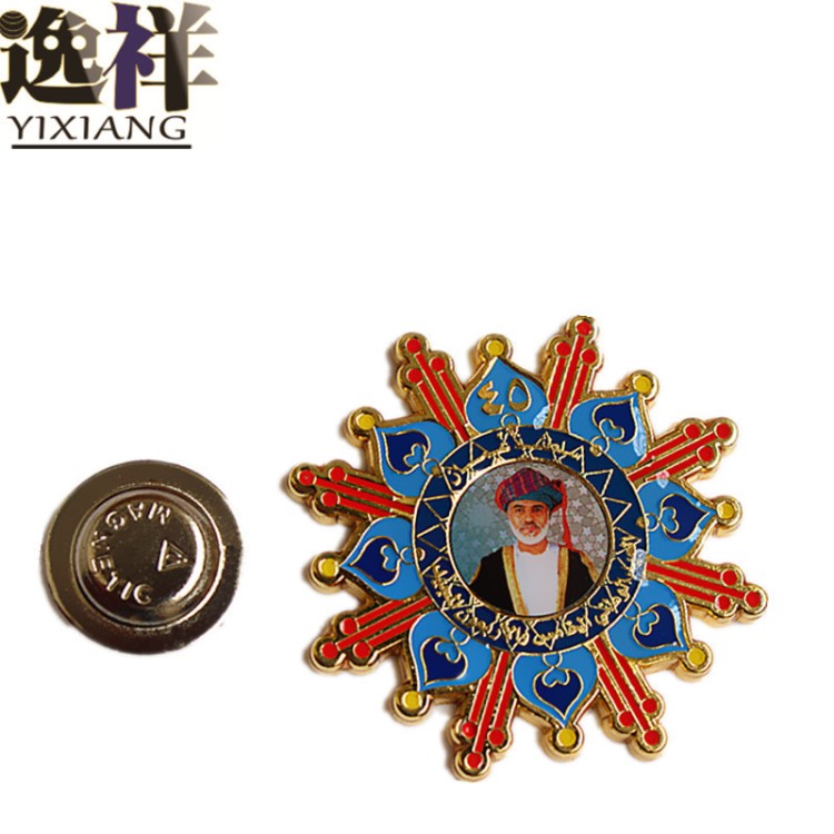 供应烤漆徽章 五金证章商标 纪念徽章