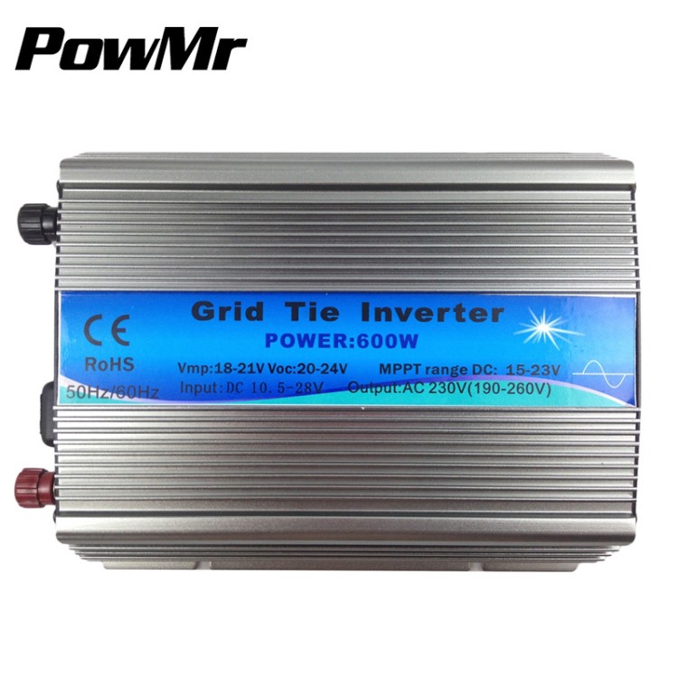 MPPT并网逆变器 弦波 DC18V to AC110V/220V太阳能逆变器600W