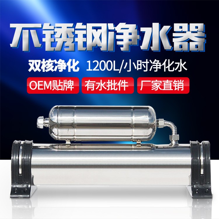 净水器立升款子母机净水器1200L大流量超滤净水器  不锈钢净水机