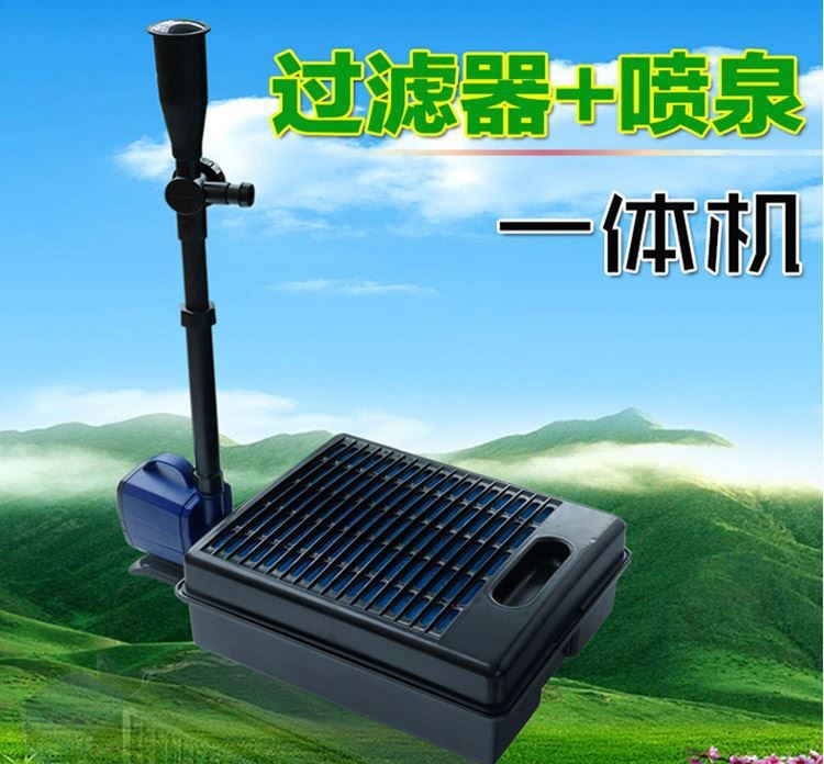 喷泉泵小型增氧泵造景装饰防水水池景观循环喷水假山池室内低噪音