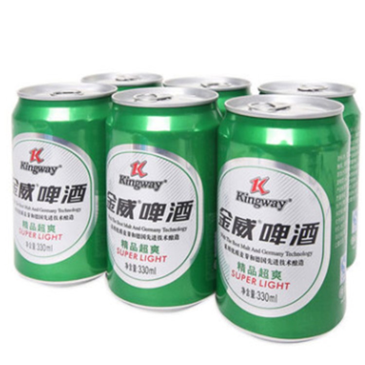 金威啤酒 罐装 330ml*24罐 整箱装【深圳区域批发直送】