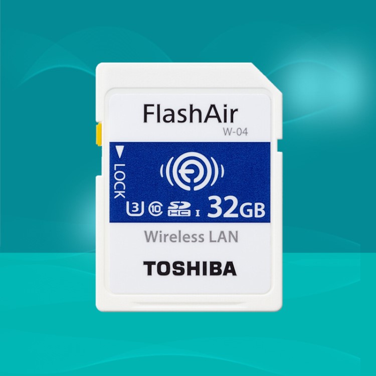 东芝WiFi SD卡16G 32G 64G W-04高速Flashair数码单反相机内存卡