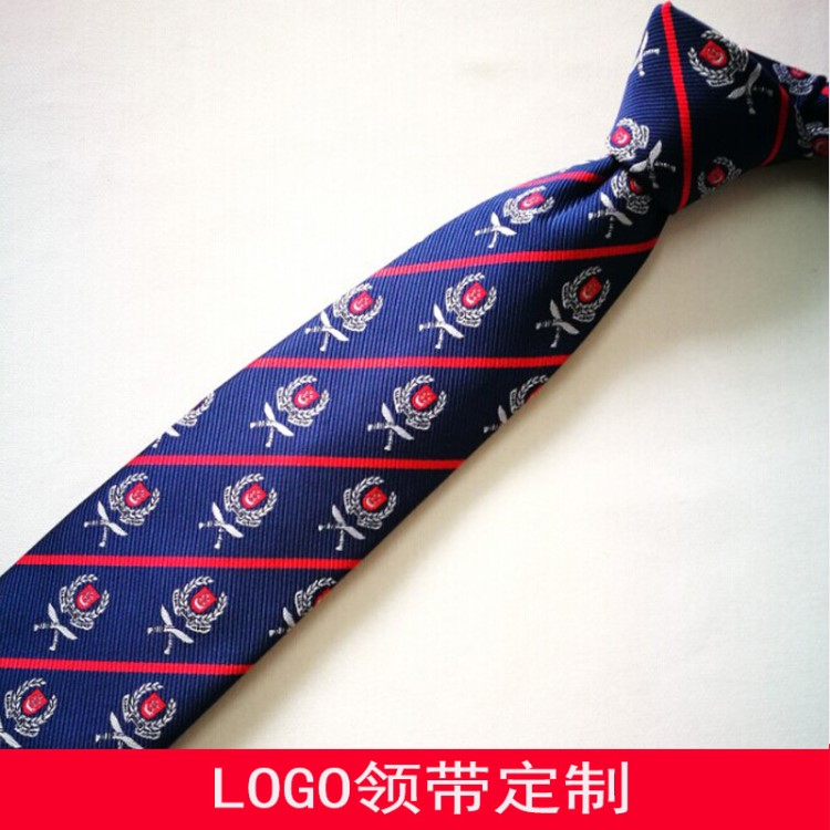 logo领带定制广东领带订做领带生产工厂