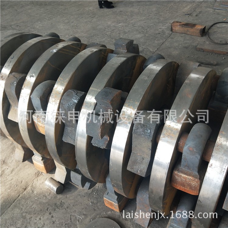 废品回收露露瓶粉碎机 铼申重型锤式金属破碎机 废品垃圾粉碎机