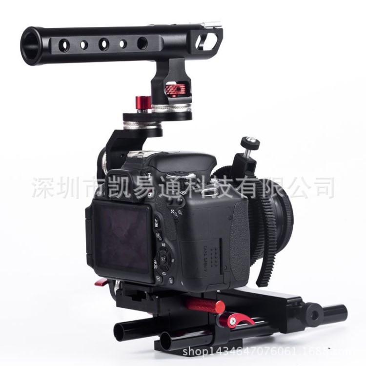 佳能5D2/5D3索尼A7S/A7RII/GH4全通用防护笼子摄像套件兔笼跟焦器