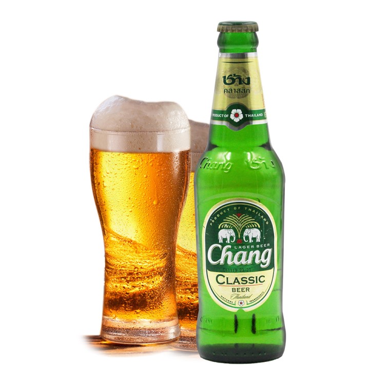 泰国Chang beer大象啤酒双象啤酒泰象啤酒象牌啤酒320ml*24瓶